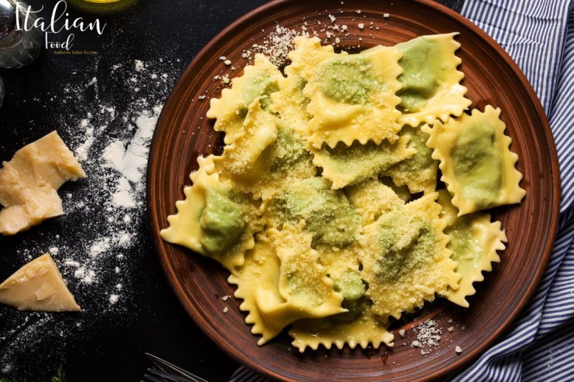 Homemade Ravioli with Ricotta and Spinach